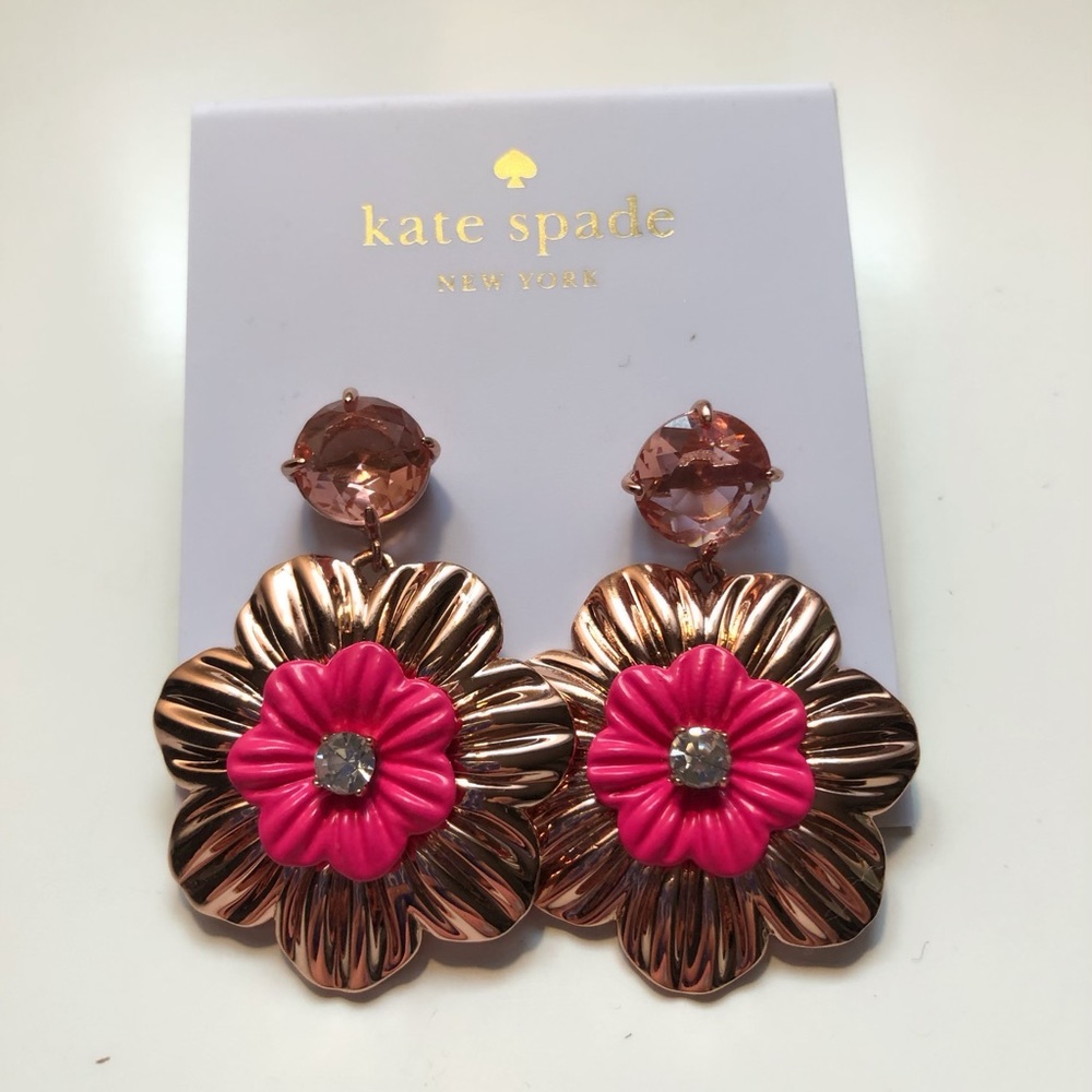 Kate Spade Flower Dangle earrings
